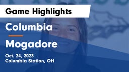 Columbia  vs Mogadore  Game Highlights - Oct. 24, 2023