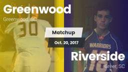 Matchup: Greenwood vs. Riverside  2017