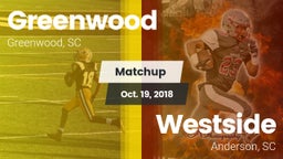 Matchup: Greenwood vs. Westside  2018