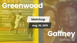 Matchup: Greenwood vs. Gaffney  2019
