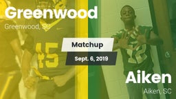 Matchup: Greenwood vs. Aiken  2019