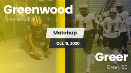 Matchup: Greenwood vs. Greer  2020