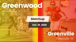 Matchup: Greenwood vs. Greenville  2020