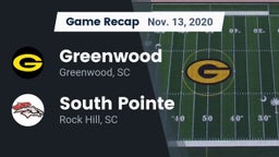 Recap: Greenwood  vs. South Pointe  2020