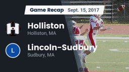 Recap: Holliston  vs. Lincoln-Sudbury  2017