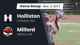 Recap: Holliston  vs. Milford  2017