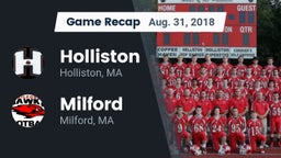 Recap: Holliston  vs. Milford  2018