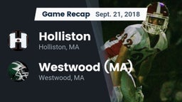 Recap: Holliston  vs. Westwood (MA)  2018