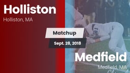 Matchup: Holliston High vs. Medfield  2018