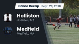 Recap: Holliston  vs. Medfield  2018
