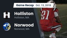 Recap: Holliston  vs. Norwood  2018