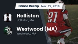 Recap: Holliston  vs. Westwood (MA)  2018