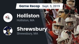 Recap: Holliston  vs. Shrewsbury  2019