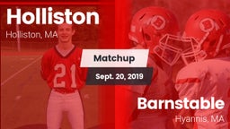 Matchup: Holliston High vs. Barnstable  2019
