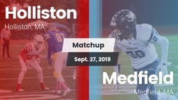 Matchup: Holliston High vs. Medfield  2019