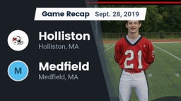 Recap: Holliston  vs. Medfield  2019