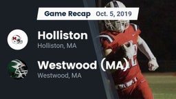 Recap: Holliston  vs. Westwood (MA)  2019