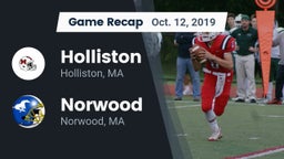 Recap: Holliston  vs. Norwood  2019