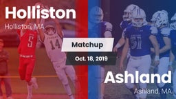 Matchup: Holliston High vs. Ashland  2019