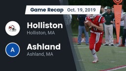 Recap: Holliston  vs. Ashland  2019