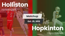 Matchup: Holliston High vs. Hopkinton  2019