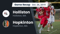 Recap: Holliston  vs. Hopkinton  2019