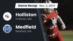 Recap: Holliston  vs. Medfield  2019