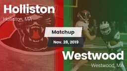 Matchup: Holliston High vs. Westwood  2019