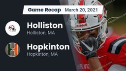 Recap: Holliston  vs. Hopkinton  2021
