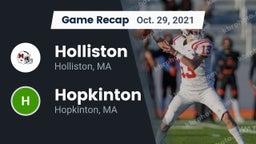 Recap: Holliston  vs. Hopkinton  2021