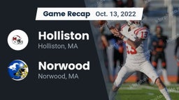Recap: Holliston  vs. Norwood  2022