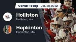 Recap: Holliston  vs. Hopkinton  2022