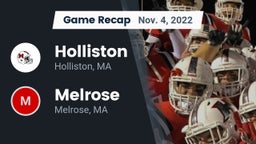 Recap: Holliston  vs. Melrose  2022