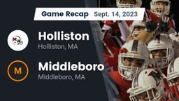 Recap: Holliston  vs. Middleboro  2023