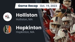 Recap: Holliston  vs. Hopkinton  2023