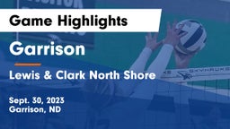 Garrison  vs Lewis & Clark North Shore  Game Highlights - Sept. 30, 2023