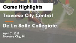 Traverse City Central  vs De La Salle Collegiate Game Highlights - April 7, 2022