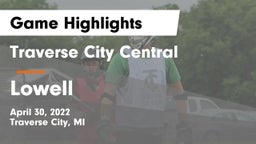Traverse City Central  vs Lowell  Game Highlights - April 30, 2022
