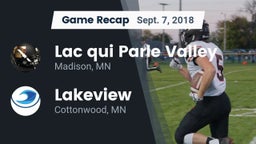 Recap: Lac qui Parle Valley  vs. Lakeview  2018