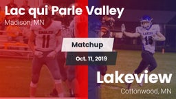 Matchup: Lac qui Parle Valley vs. Lakeview  2019