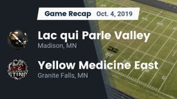 Recap: Lac qui Parle Valley  vs. Yellow Medicine East  2019