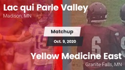 Matchup: Lac qui Parle Valley vs. Yellow Medicine East  2020