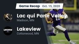 Recap: Lac qui Parle Valley  vs. Lakeview  2020