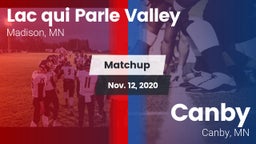 Matchup: Lac qui Parle Valley vs. Canby  2020