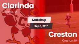 Matchup: Clarinda vs. Creston  2017