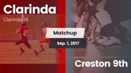 Matchup: Clarinda vs. Creston  9th 2017