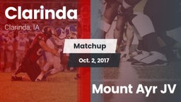 Matchup: Clarinda vs. Mount Ayr JV 2017