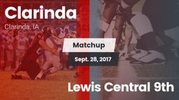 Matchup: Clarinda vs. Lewis Central 9th 2017