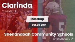 Matchup: Clarinda vs. Shenandoah Community Schools 2017