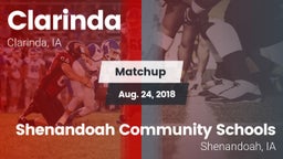 Matchup: Clarinda vs. Shenandoah Community Schools 2018